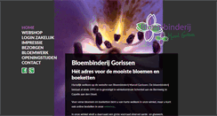 Desktop Screenshot of bloembinderij-gorissen.nl